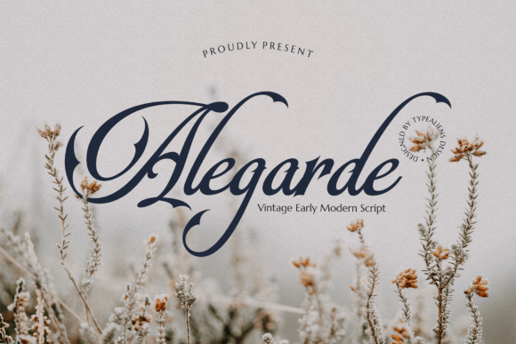 Alegarde: A Script Font for Elegant Branding and Campaign Design
