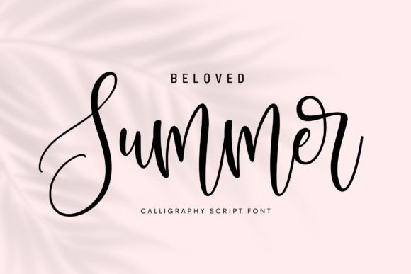 Beloved Summer: A Font That Elevates Your Brand with Warmth and Style