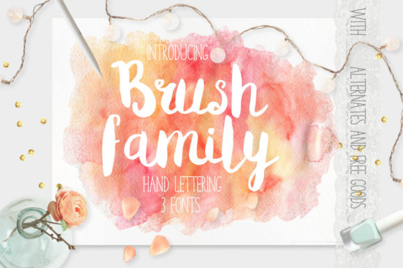 Brush Family for Editorial Design and Creative Typography