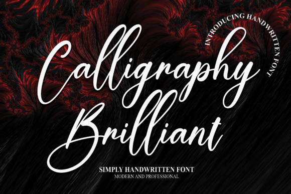 Calligraphy Brilliant: A Script Font for Editorial Elegance