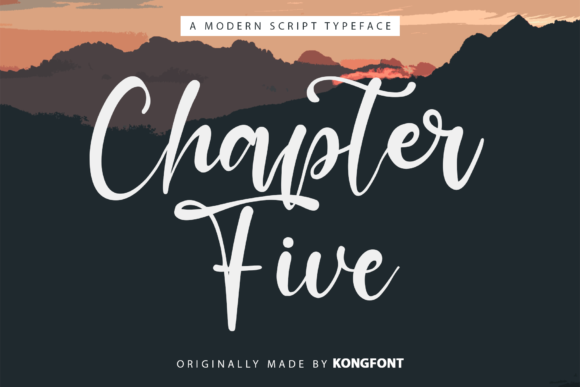 Chapter Five Font: A Playful Handwritten Script for Real Branding