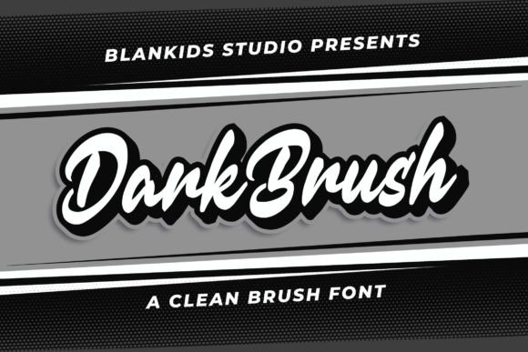 Dark Brush for Editorial Design and Creative Typography