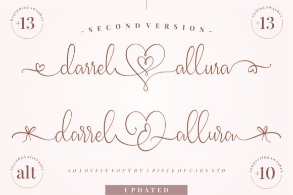 Darrel Allura Second: A Script Font for Elegant Editorial Design
