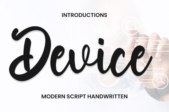 Device: A Script Font for Impactful Branding and Digital Campaigns
