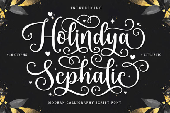 Enhance Your Brand with Holindya Sephalie Script Font