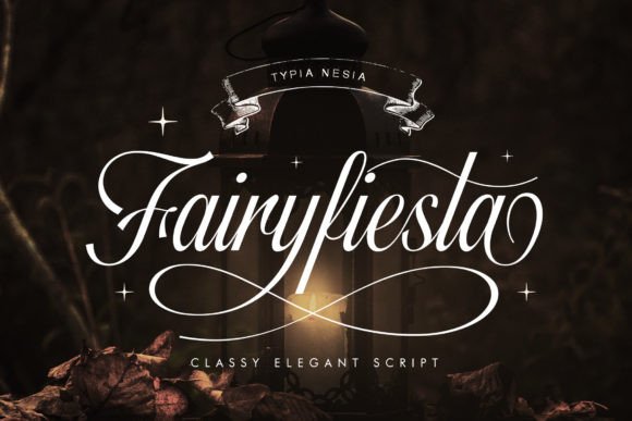 Fairyfiesta: Elegant Copperplate Script Font for Luxury Branding