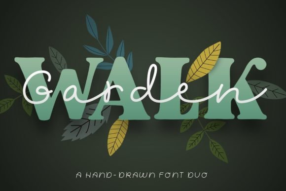 Garden Walk Font for Handmade Creators and Design Enthusiasts