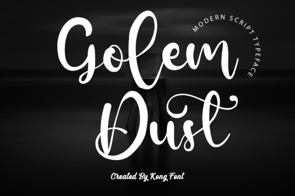 Golem Dust: A Playful Handwritten Script Font for Branding