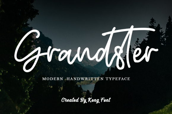 Grandster: A Playful Handwritten Script Font for Small Business Branding