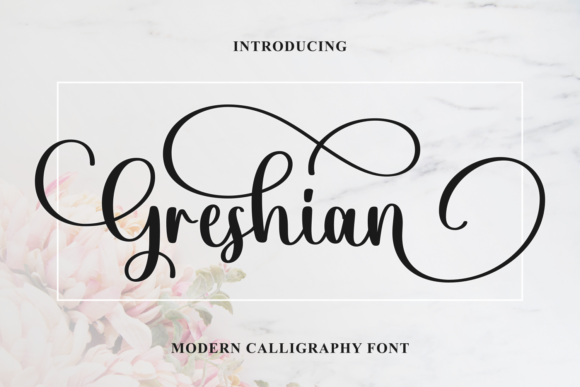 Greshian: A Script Handwritten Font for Creative Web Design