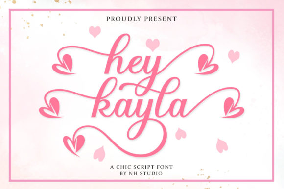 Hey Kayla: A Modern Script Font for Editorial Design and Brand Identity