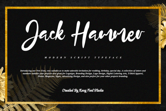 Jack Hammer: A Playful Handwritten Script Font for Creative Brands