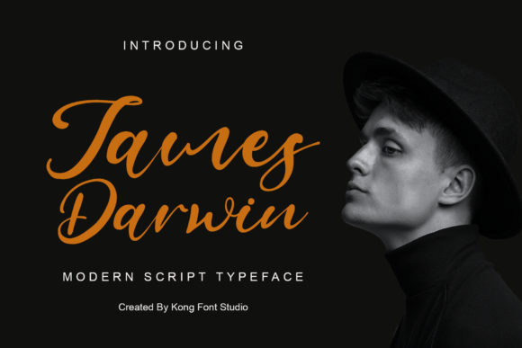 James Darwin Handwritten Script Font for Creative Branding