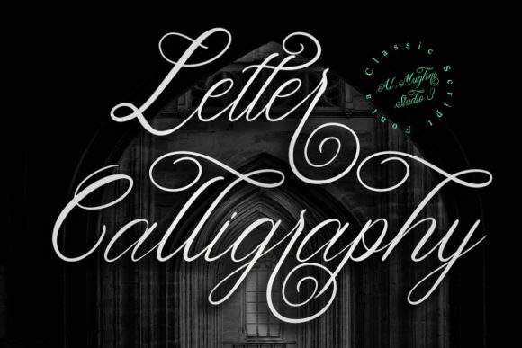 Letter Calligraphy: An Elegant Script Font for Thoughtful Editorial Design