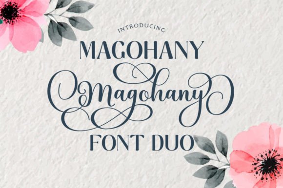 Magohany Duo: A Script Font for Editorial Elegance