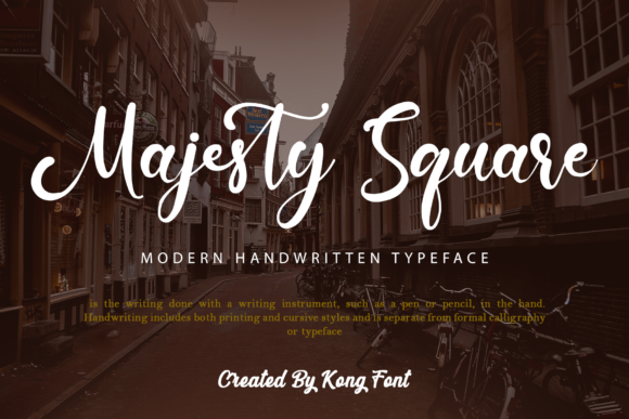 Majesty Square Font for Handmade Branding That Feels Human