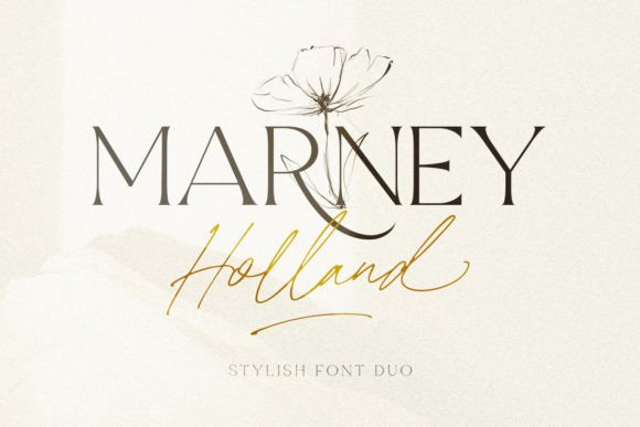 Marney Holland: A Premium Script Handwritten Font Duo