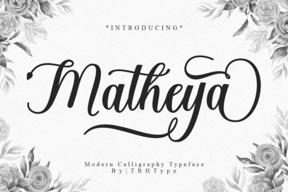 Matheya: A Stylish Script Font for Editorial Design