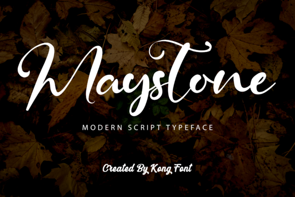 Maystone: A Playful Handwritten Script Font for Thoughtful Design