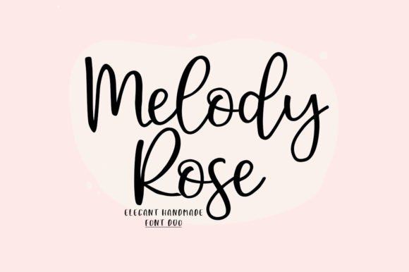 Melody Rose Duo: A Script Handwritten Font for Creative Campaigns