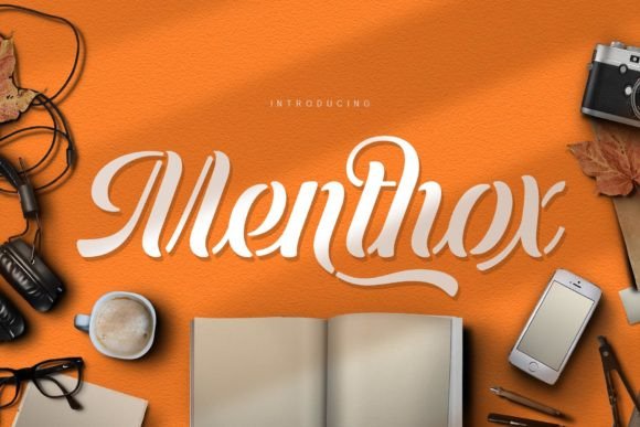 Menthox Font: A Stencil Script Typeface for Standout Campaigns