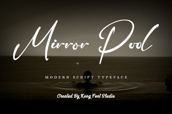 Mirror Pool: A Modern Handwritten Script Font for Thoughtful Design