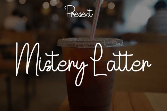 Mistery Latter: A Script Font for Elegant Handmade Design