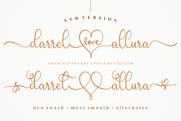 New Darrel Allura: A Script Font That Breathes Life into Every Design