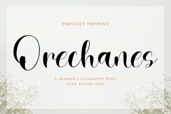 Orechanes: A Romantic Script Font for Handmade Creators