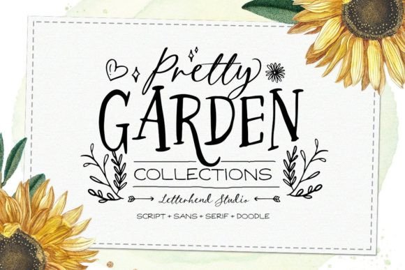 Pretty Garden Font: A Quirky Script Handwritten Typeface for Bright Campaigns