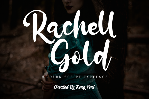 Rachell Gold: A Playful Handwritten Script Font for Small Business Branding