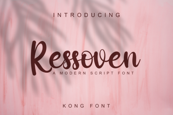 Ressoven Font for Small Business Branding