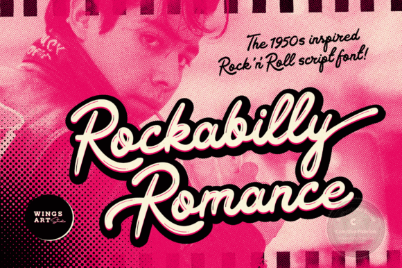 Rockabilly Romance: A Font for Bold Branding and Retro Vibes