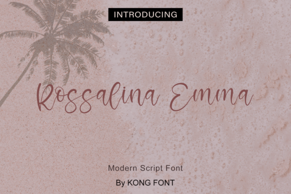 Rossalina Emma Script Font for Handmade Creators