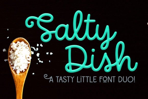 Salty Dish Script Font for Web Designers and Digital Creators