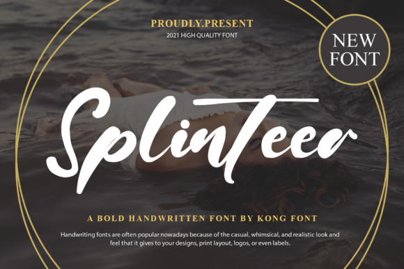 Splinteer Font: A Playful Handwritten Typeface for Small Business Branding