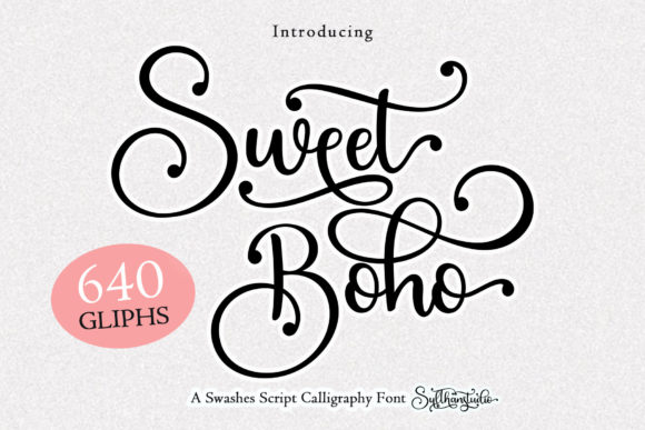 Sweet Boho Script Font for Creative Designers