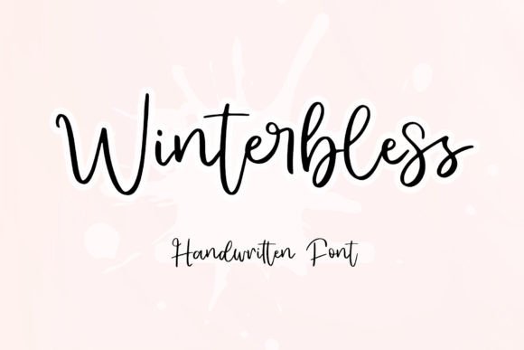 Winterbless: A Romantic Script Font for Editorial Design